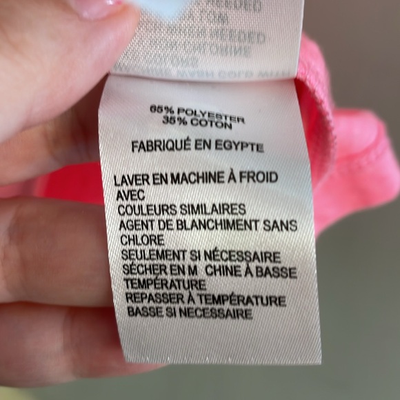 FRENCH TOAST NWT Girls Size Large (10/12) Bright Pink shirt crew neck top cotton - Picture 9 of 9